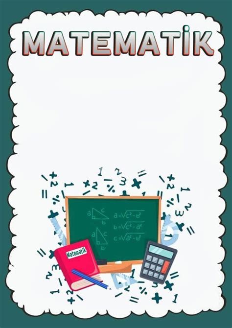 matematik kitap kapağı tasarımı